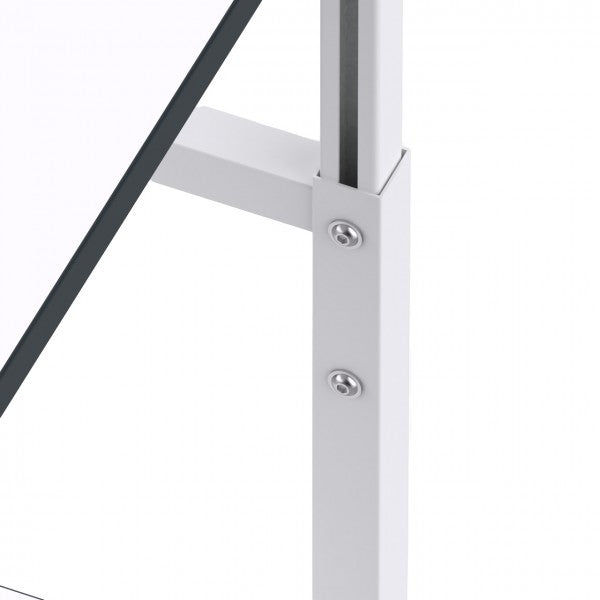 Chariot Swift 507 ESD 700x500 mm avec deux étagères, hauteur réglable, 4 roues pivotantes en caoutchouc et capacité de charge de 100 kg