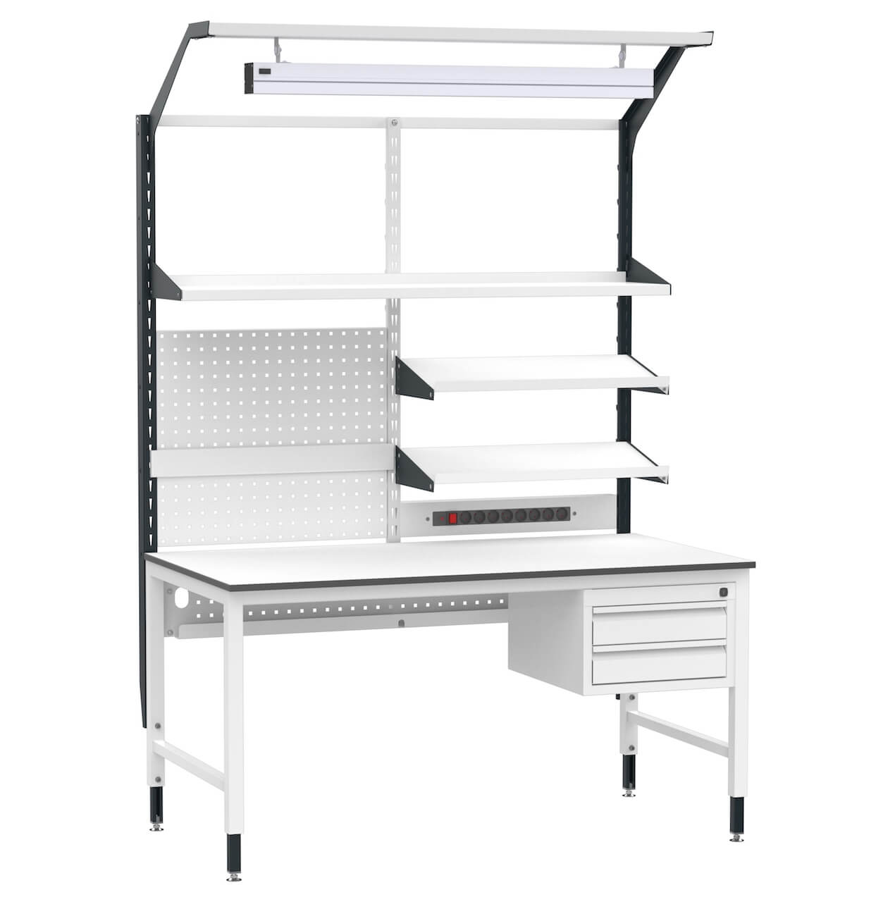 Nova Flex ESD Workstation with Manually Adjustable Height