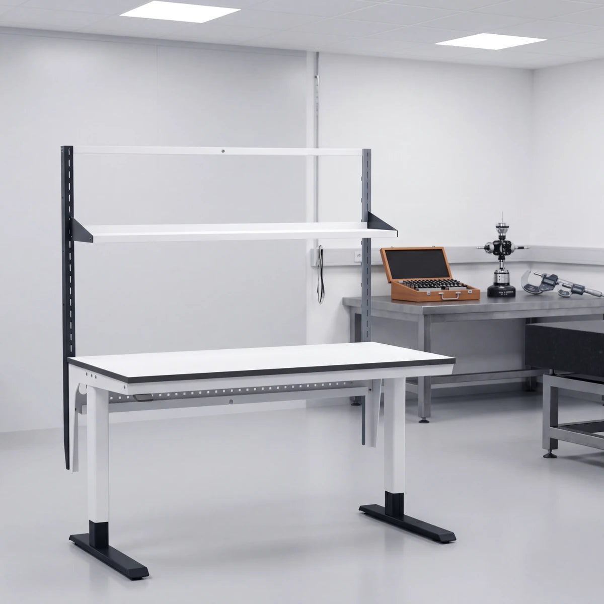 Velar Standard Electric ESD Workstation with Electrically Adjustable Height