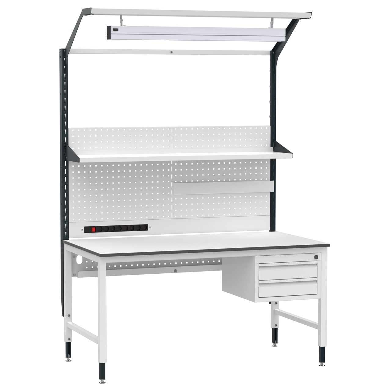 Nova Infinite Workstation with Manually Adjustable Height