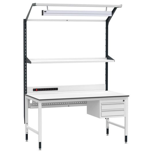 Nova Edge ESD Workstation with Manually Adjustable Height