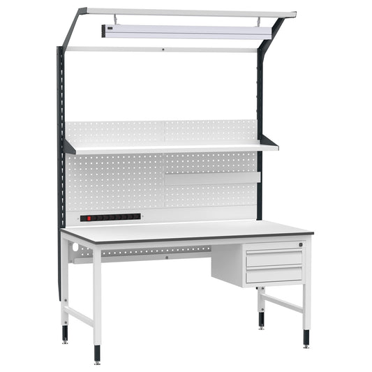 Nova Infinite ESD Workstation with Manually Adjustable Height
