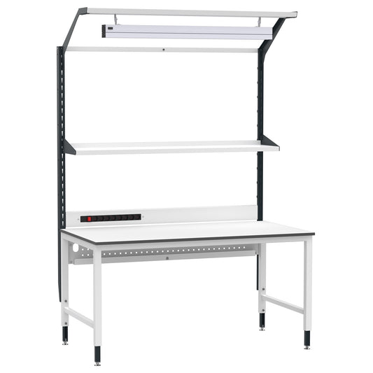 Nova Max ESD Workstation with Manually Adjustable Height