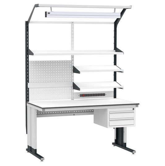 Summit Flex ESD Workstation with Manually Adjustable Height