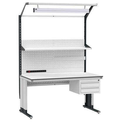 Summit Infinite ESD Workstation with Manually Adjustable Height