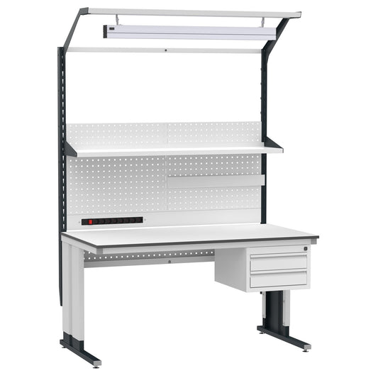 Summit Infinite ESD Workstation with Manually Adjustable Height