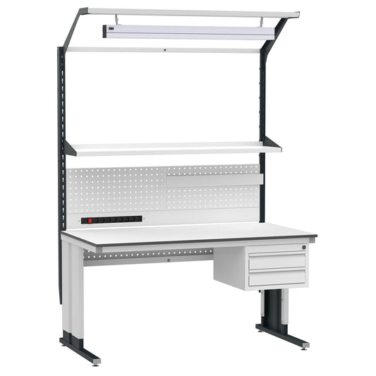 Summit Ultra ESD Workstation with Manually Adjustable Height