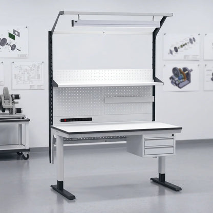 Antistatisk arbejdsbord Velar Infinite ESD – elektrisk højdejustering